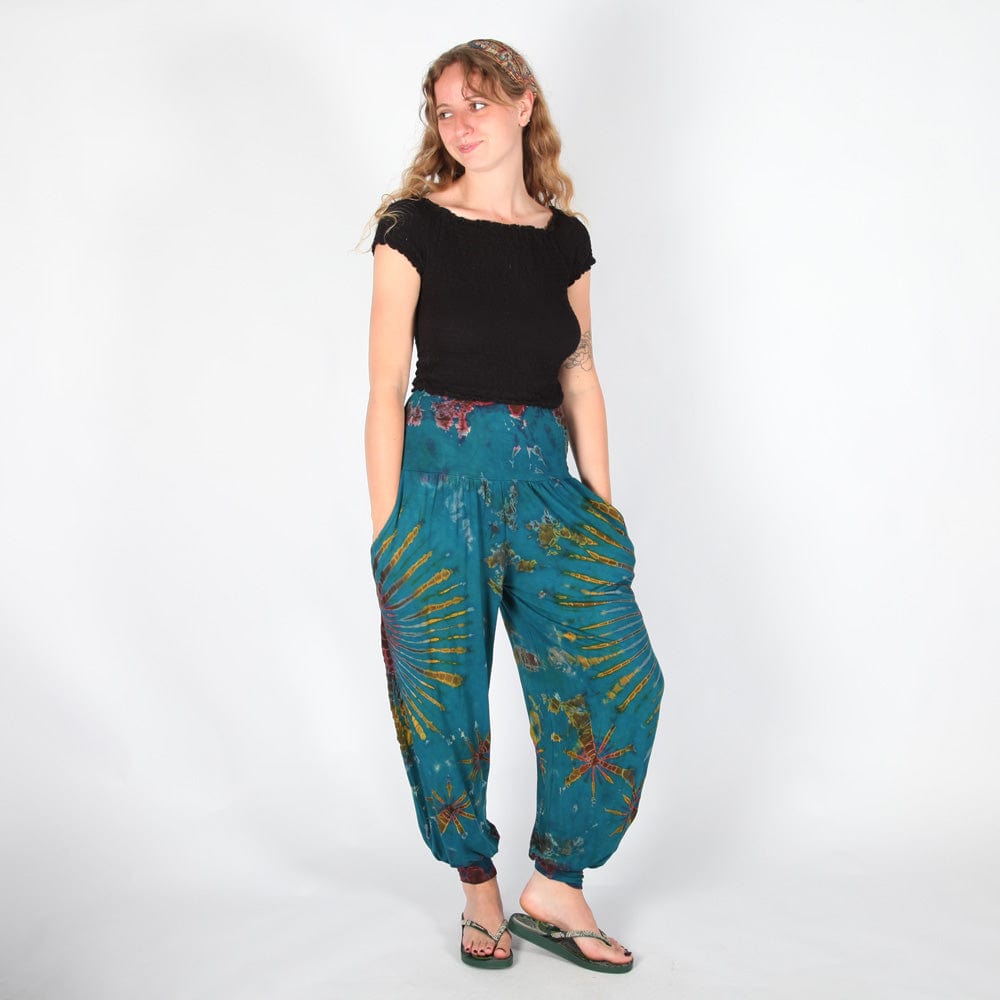 Tie Dye Jersey Harem Pants