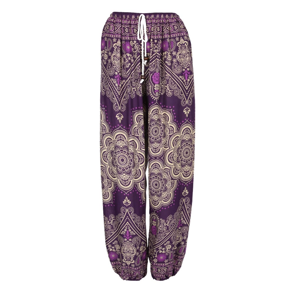 Temple flower Harem Pants