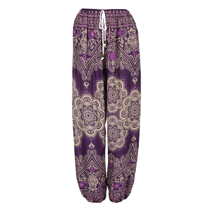 Temple flower Harem Pants