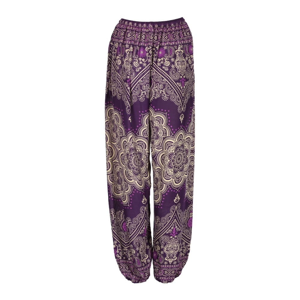 Temple flower Harem Pants