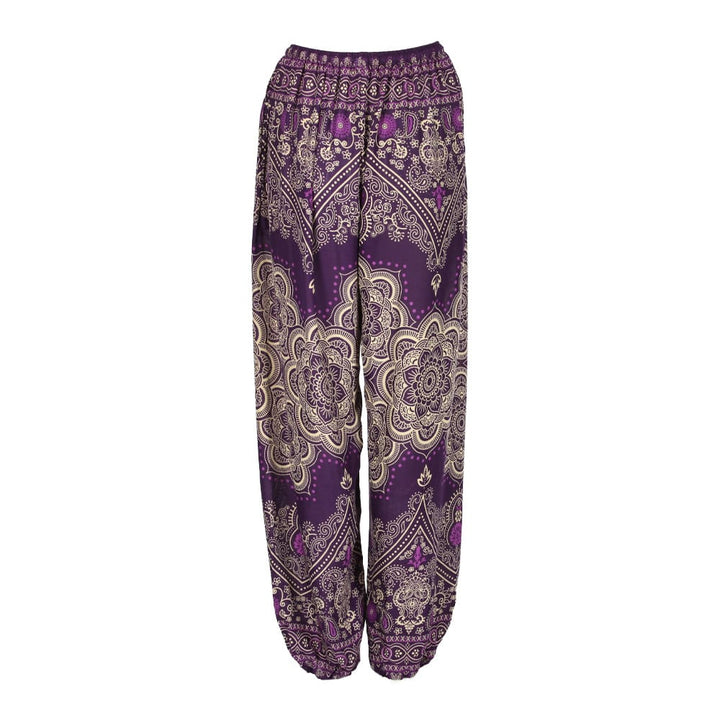 Temple flower Harem Pants