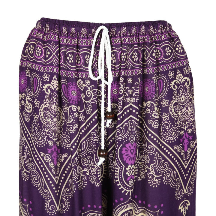 Temple flower Harem Pants