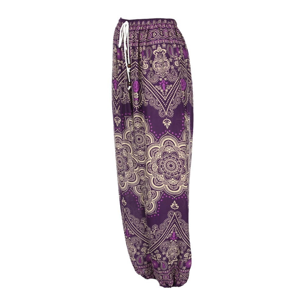 Temple flower Harem Pants