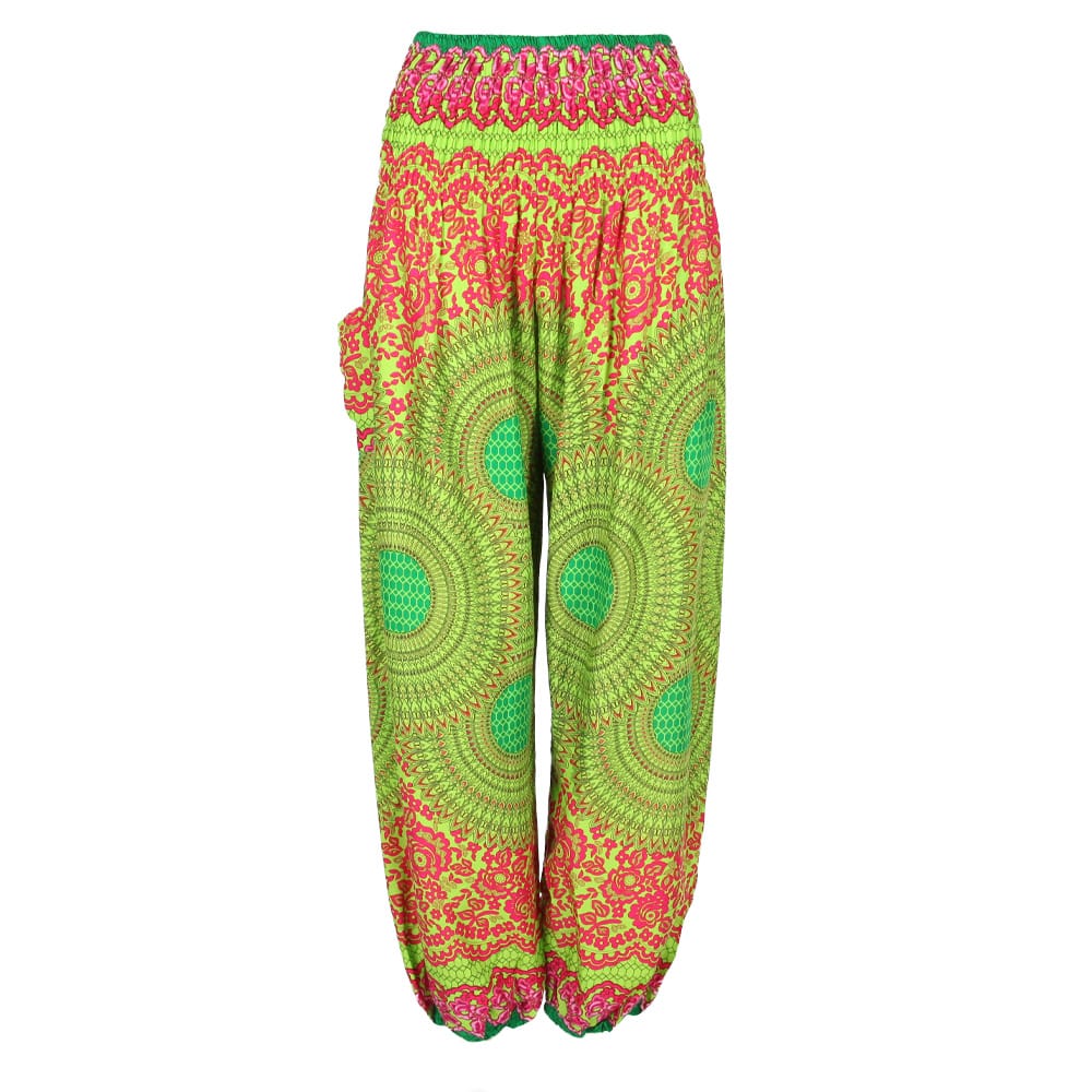 Bright Mandala Genie Pants