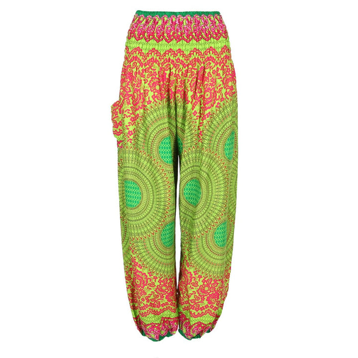 Bright Mandala Genie Pants