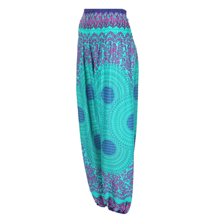 Bright Mandala Genie Pants
