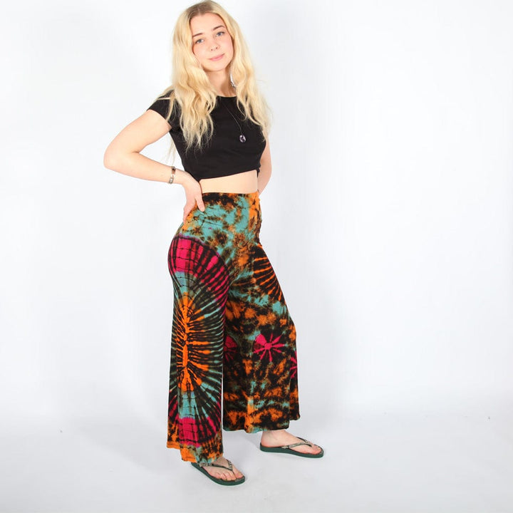 Wide Leg Tie Dye Yoga Pants