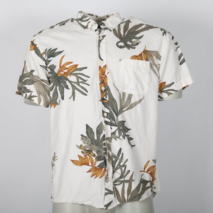 Vintage Patterned Short Sleeve Shirt