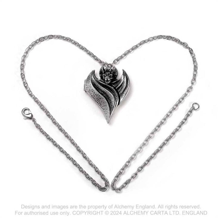 Alchemy Darken Heart Pewter Locket Pendant