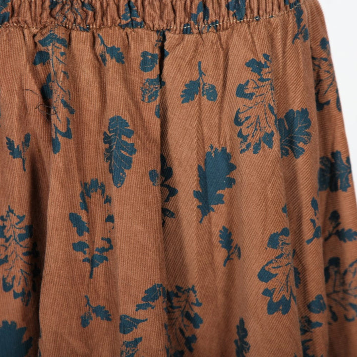 Needlecord Leaf Skirt