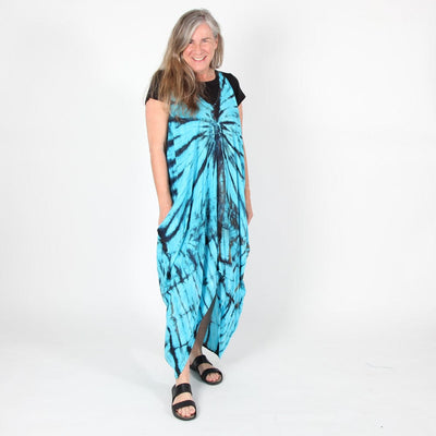 Tie Dye Handkerchief Dress