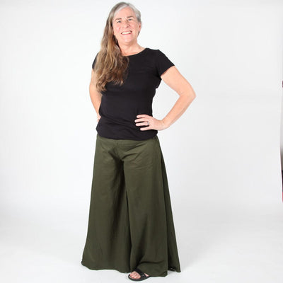 Organic Cotton Palazzo Pants