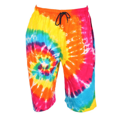 Men's Tie Dye Cotton Shorts