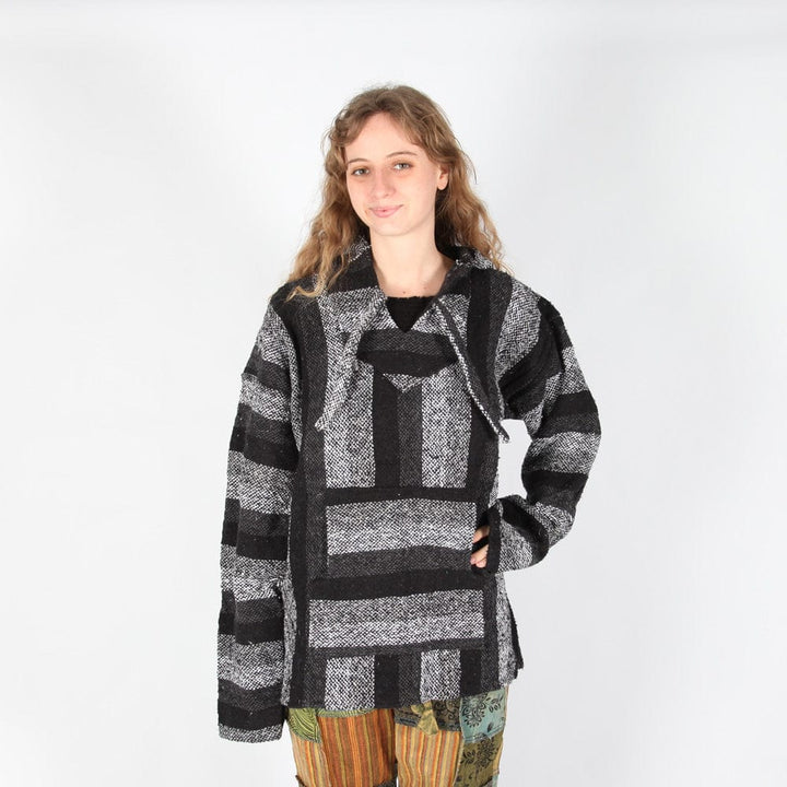 Grey Baja Pullover Hoodie