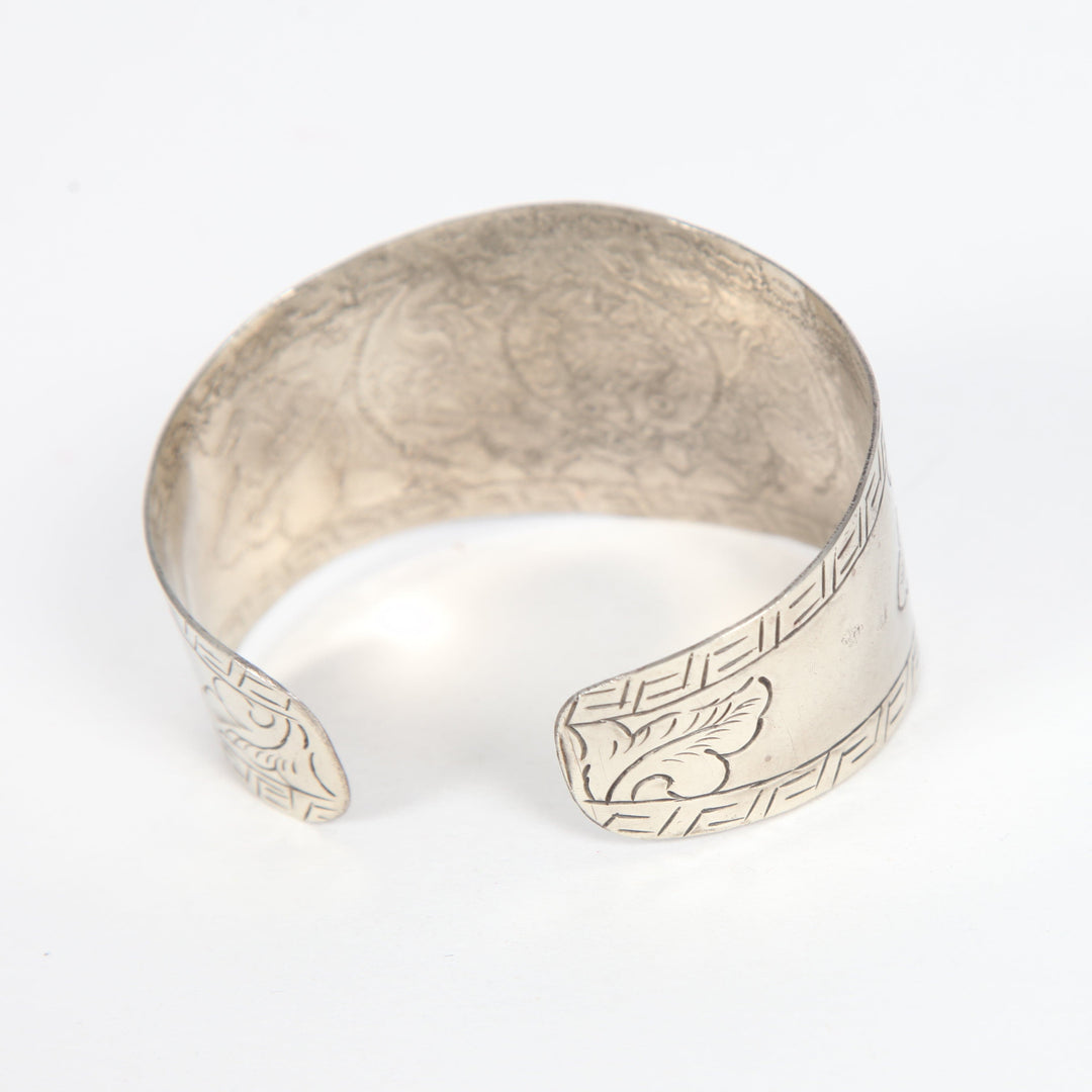 Etched Cuff Bangle