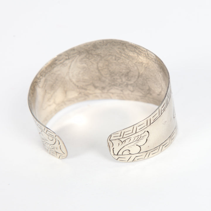 Etched Cuff Bangle