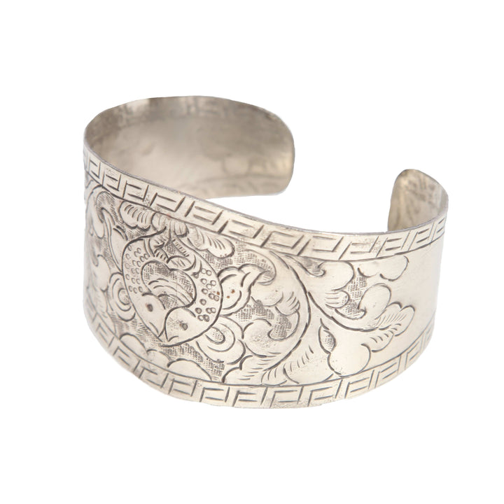 Etched Cuff Bangle