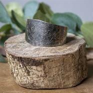 Etched Cuff Bangle