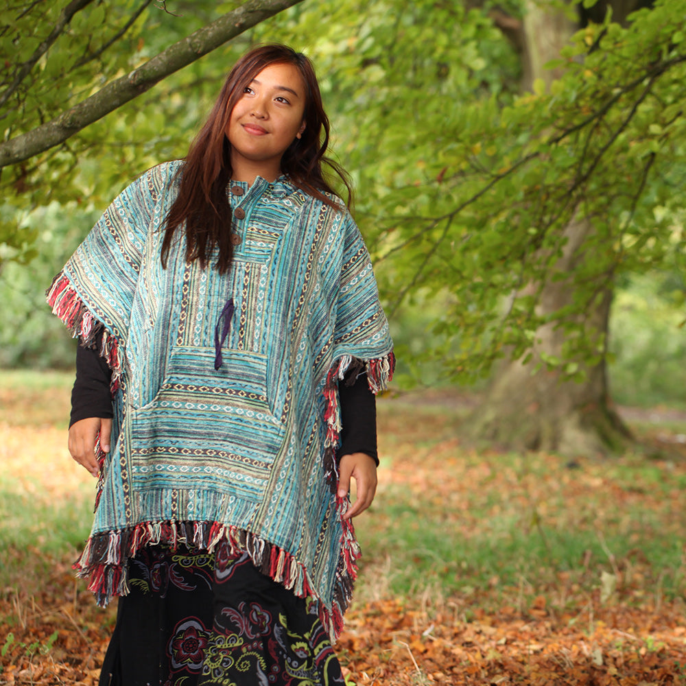 The Best selection of hippy ponchos here in the UK