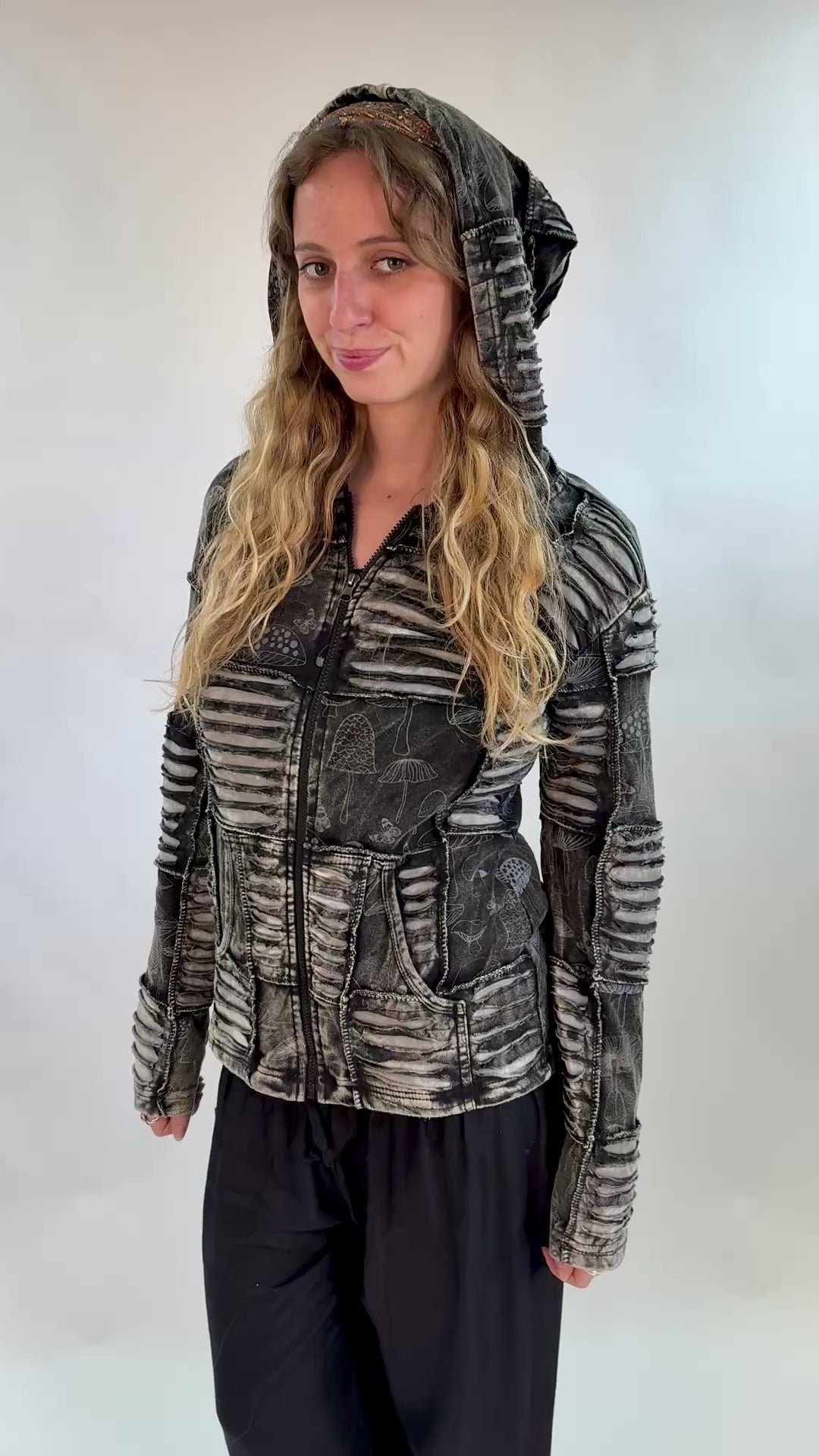 Patchwork Nepalese Hoodie