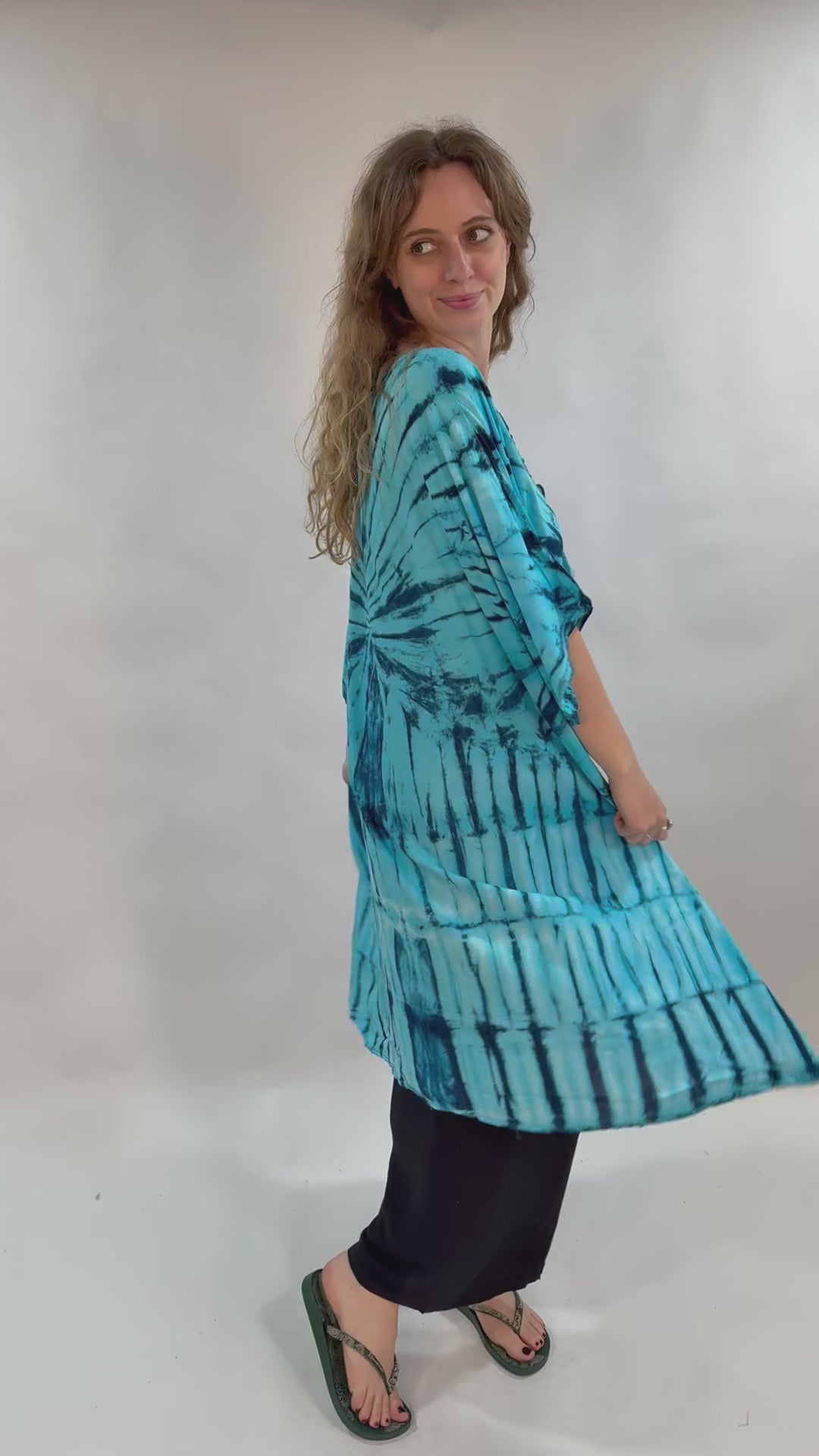 Tie Dye Kurta Long Top