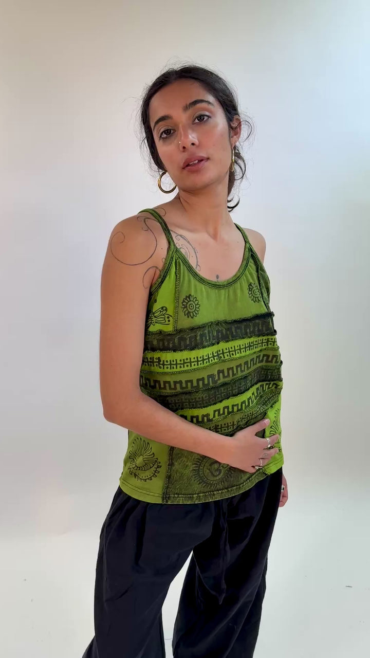 Patchwork Vest Top