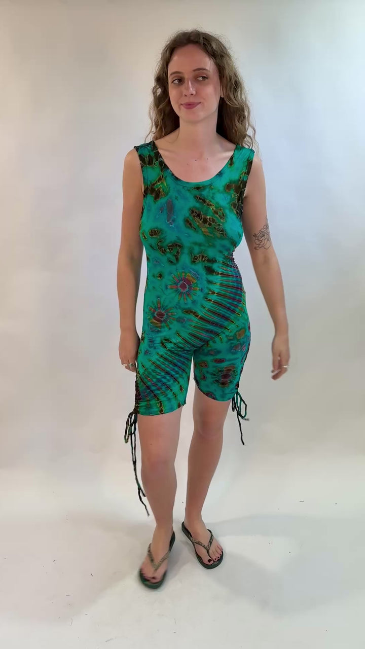 Tie Dye Bodycon Romper Playsuit