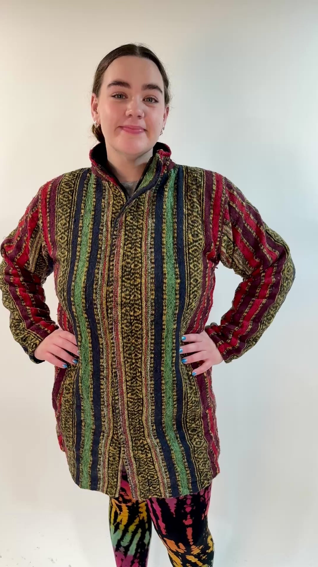 Brushed Gheri Fleece Lined Coat