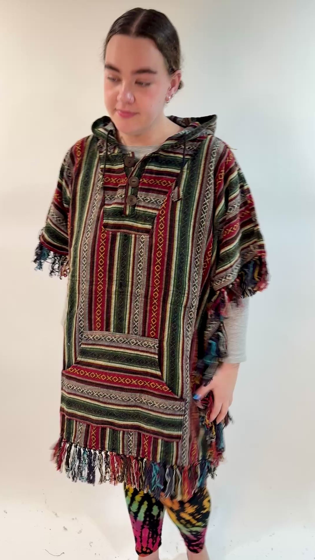 Gheri Cotton Poncho