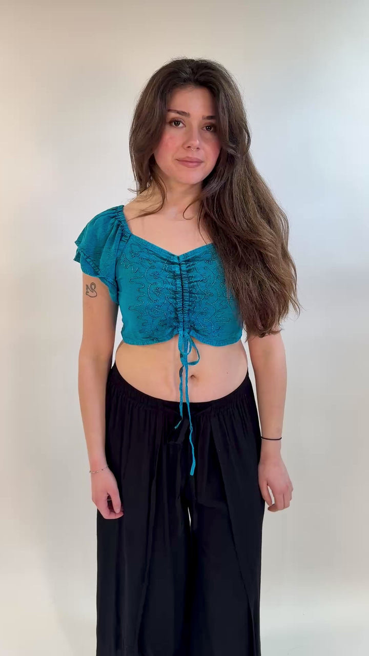 Boho Crop Top