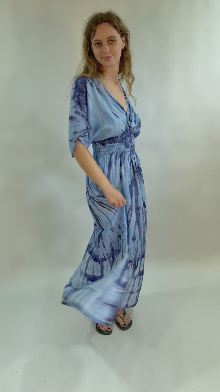 Tie Dye Summer Maxi Dress