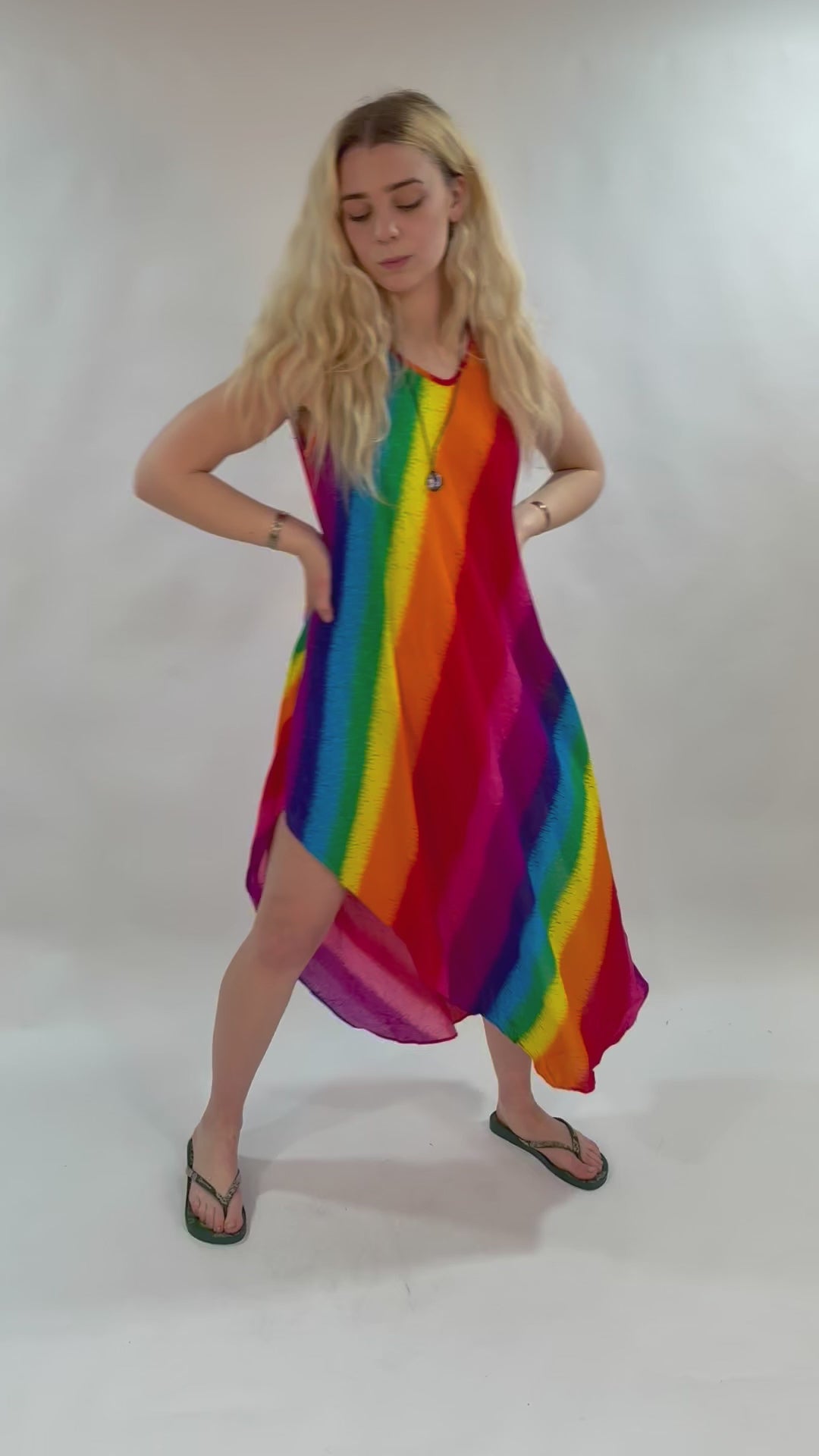 Rainbow Tent Dress