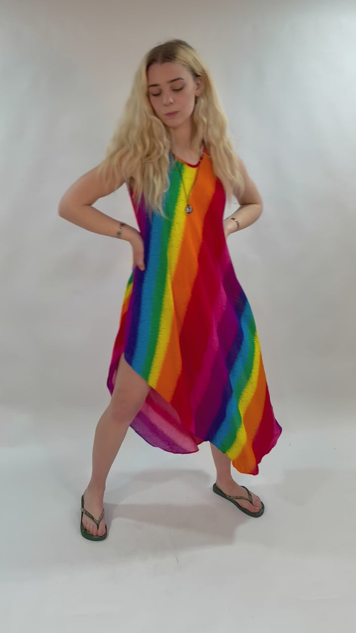 Rainbow Tent Dress