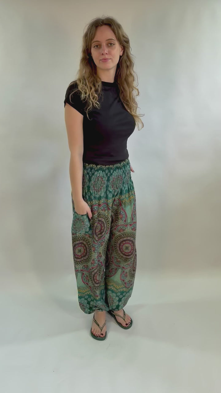 Mandala Floral Harem Pants