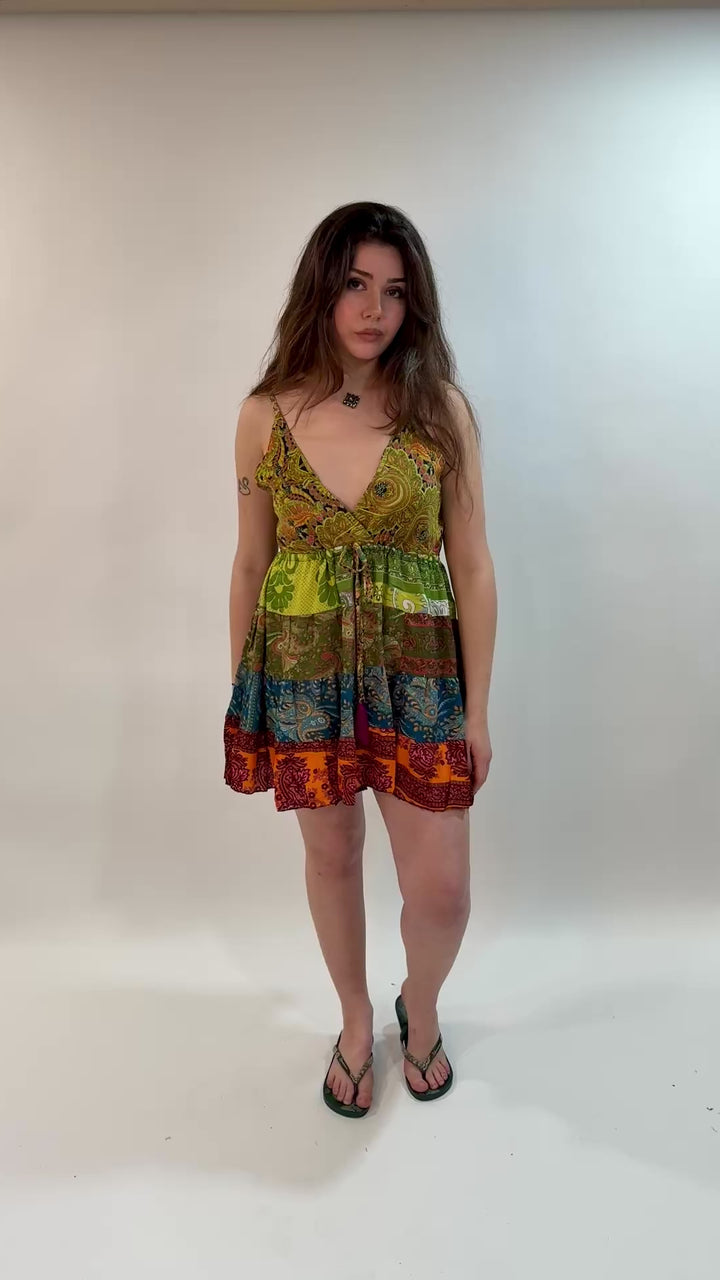 Tiered Paisley Cami Top