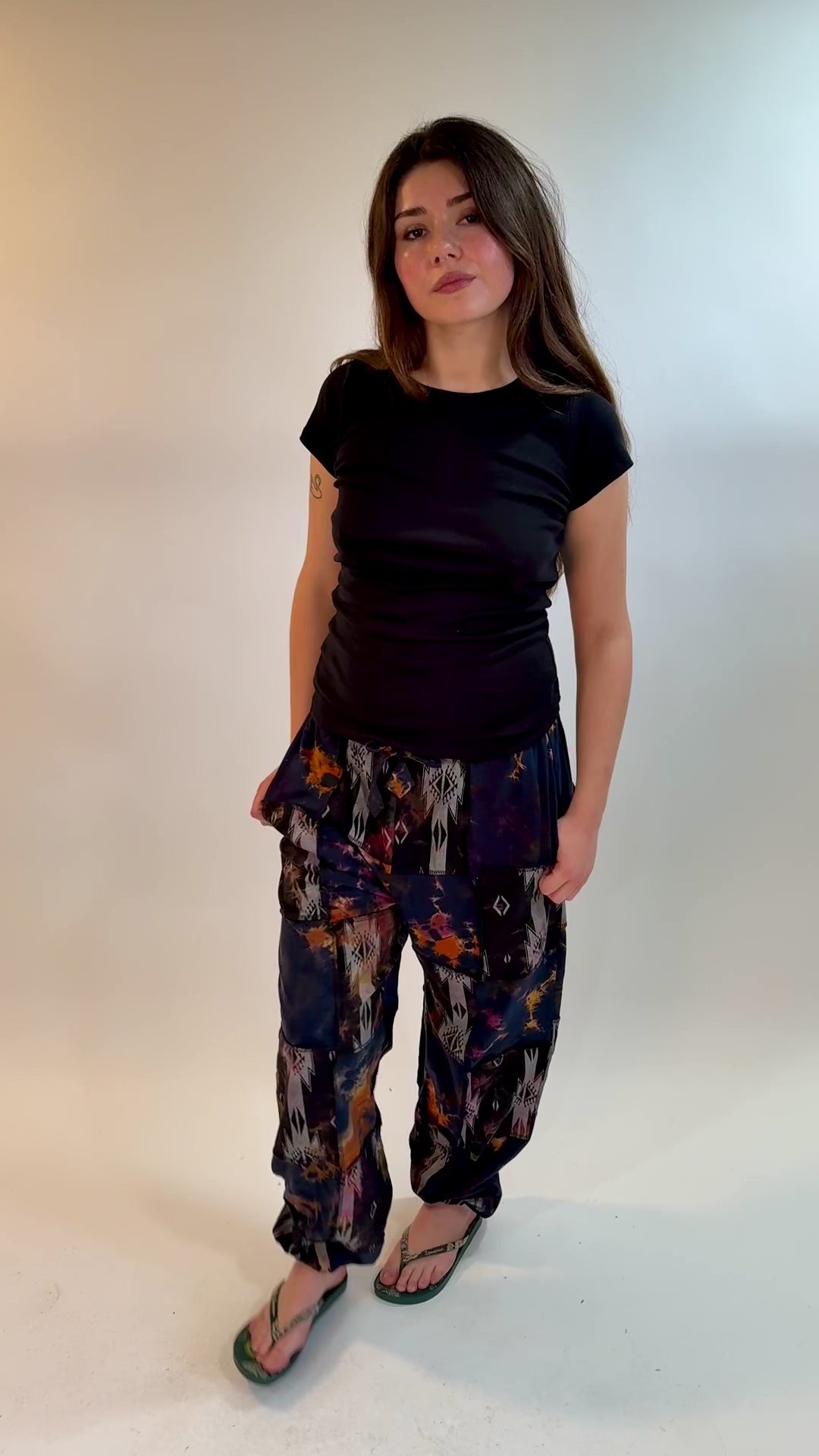 Tie Dye Patchwork Joggers