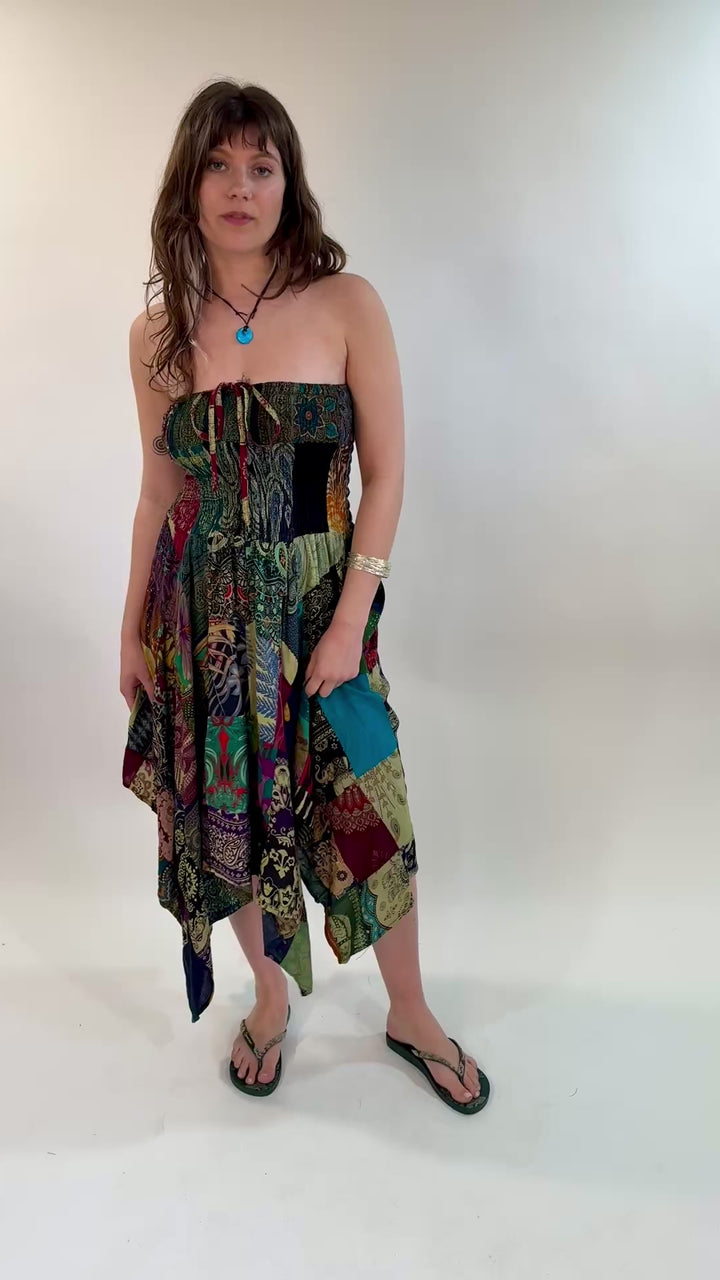 Patchwork Pixie Dress &amp; Skirt