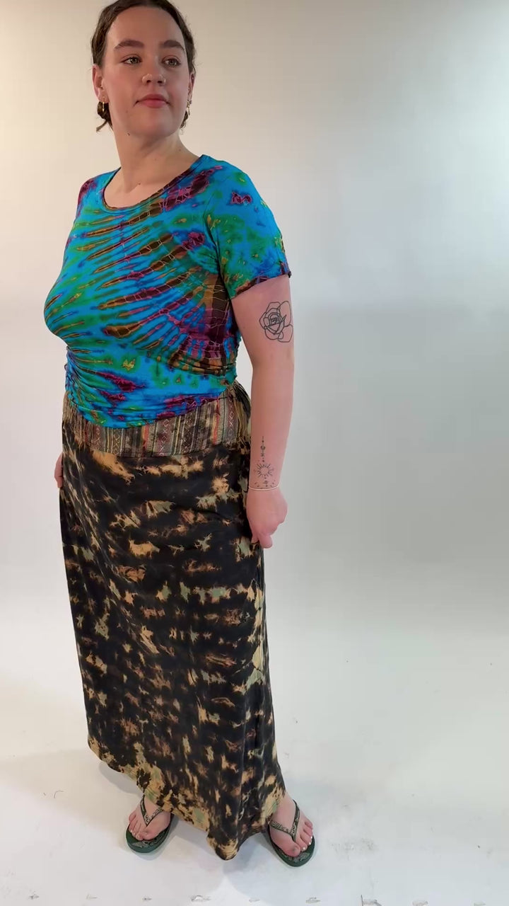Maxi Tie Dye Skirt
