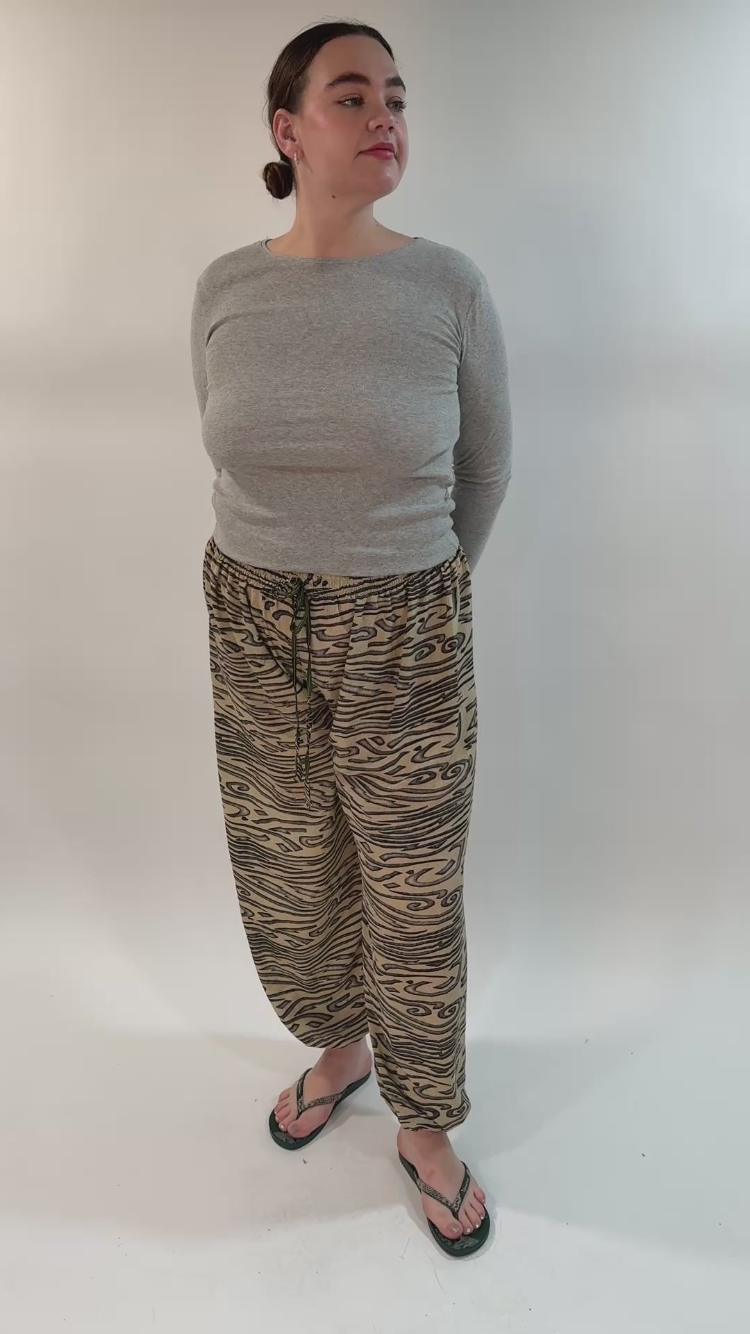 Recycled Sari Joggers