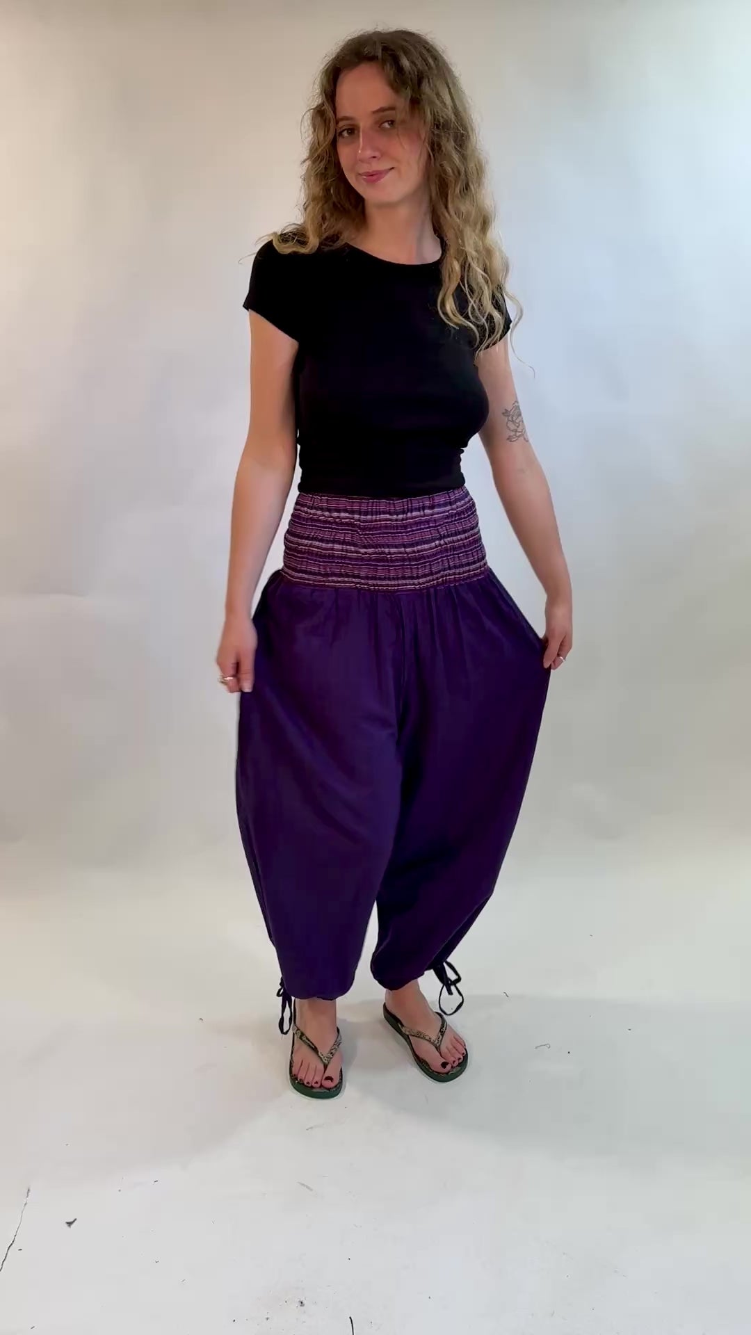 Wide Leg Yoga Trousers