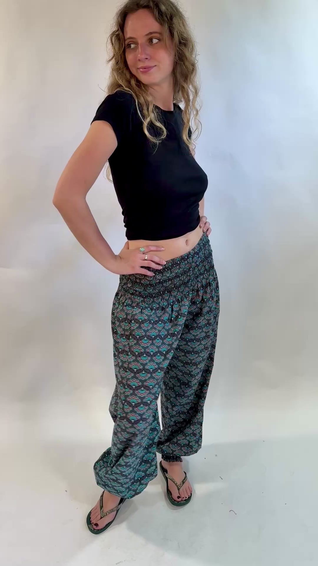 Block Print Genie Pants