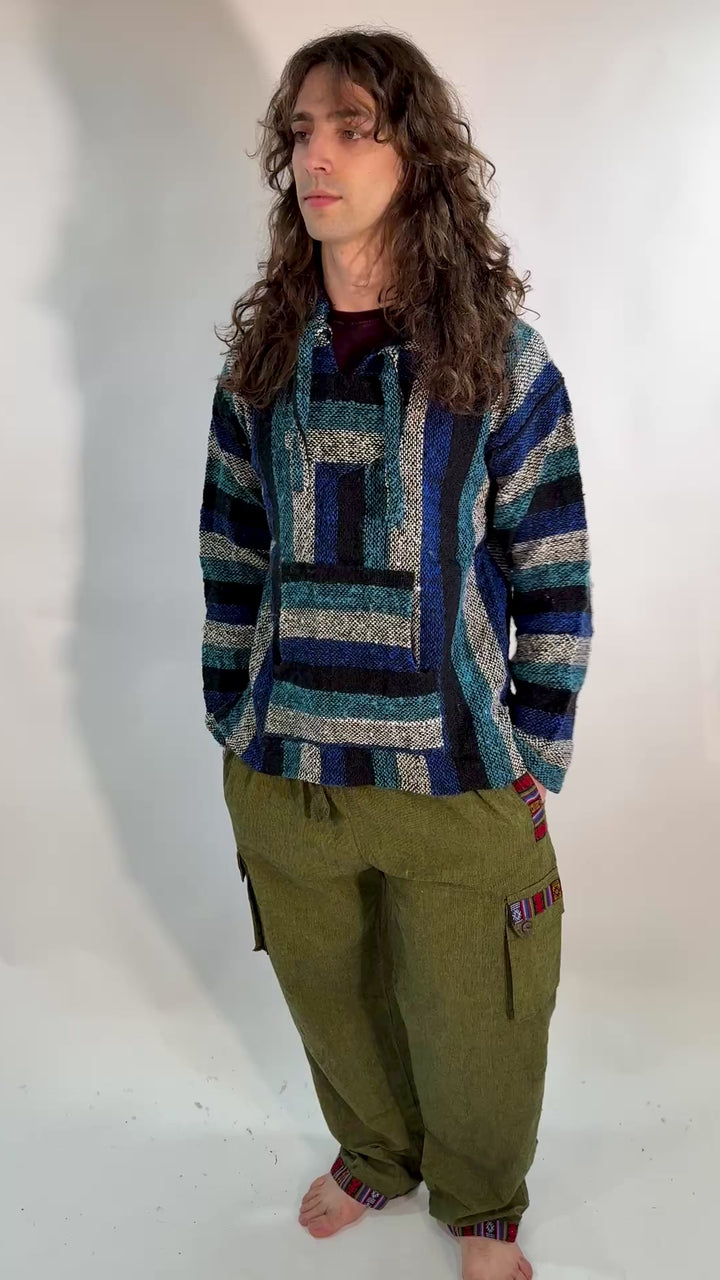 Men's Green Jerga Baja Hoodie