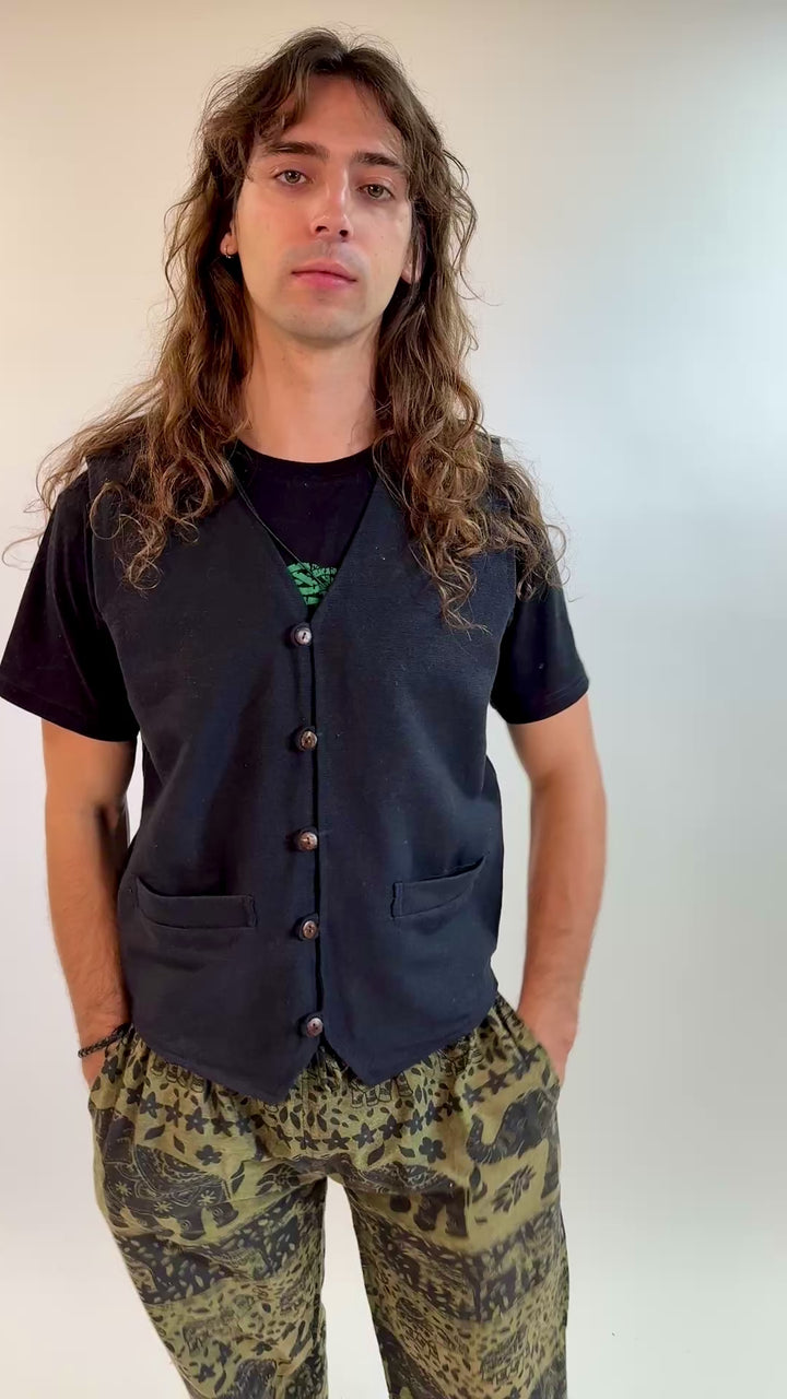 Rustic Cotton Waistcoat
