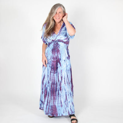 Angel Sleeve Maxi Dress