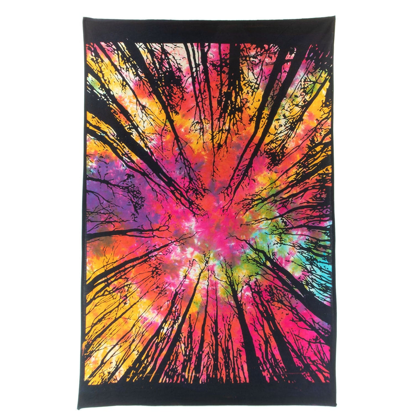 Tie Dye Rainbow Forest Wall Hanging