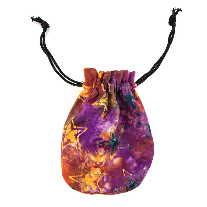 Tie Dye Batik Drawstring Pouch