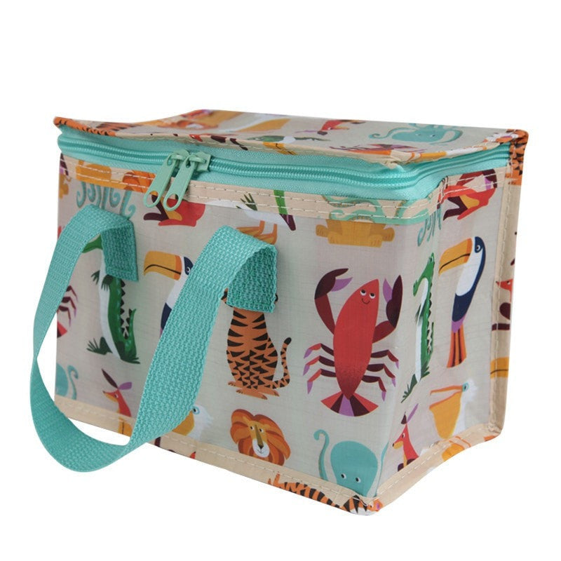 Exotic Creatures Recycled Insulated Lunch Bag