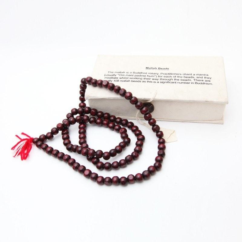 Boxed Wooden Mallah Beads