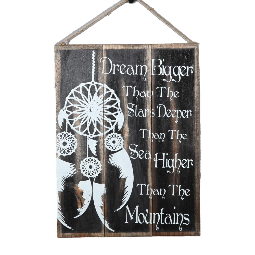 Dream Bigger Wall Plaque