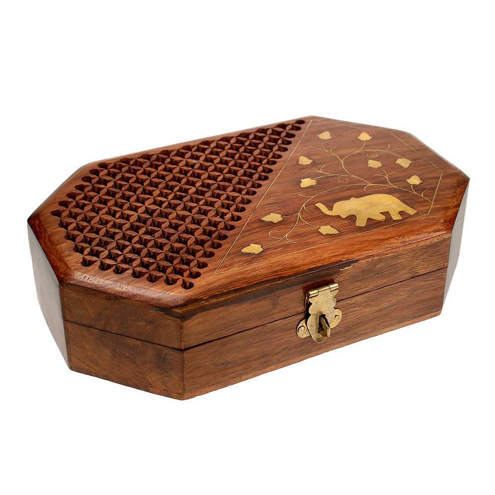 Wooden Decorative Trinket Box